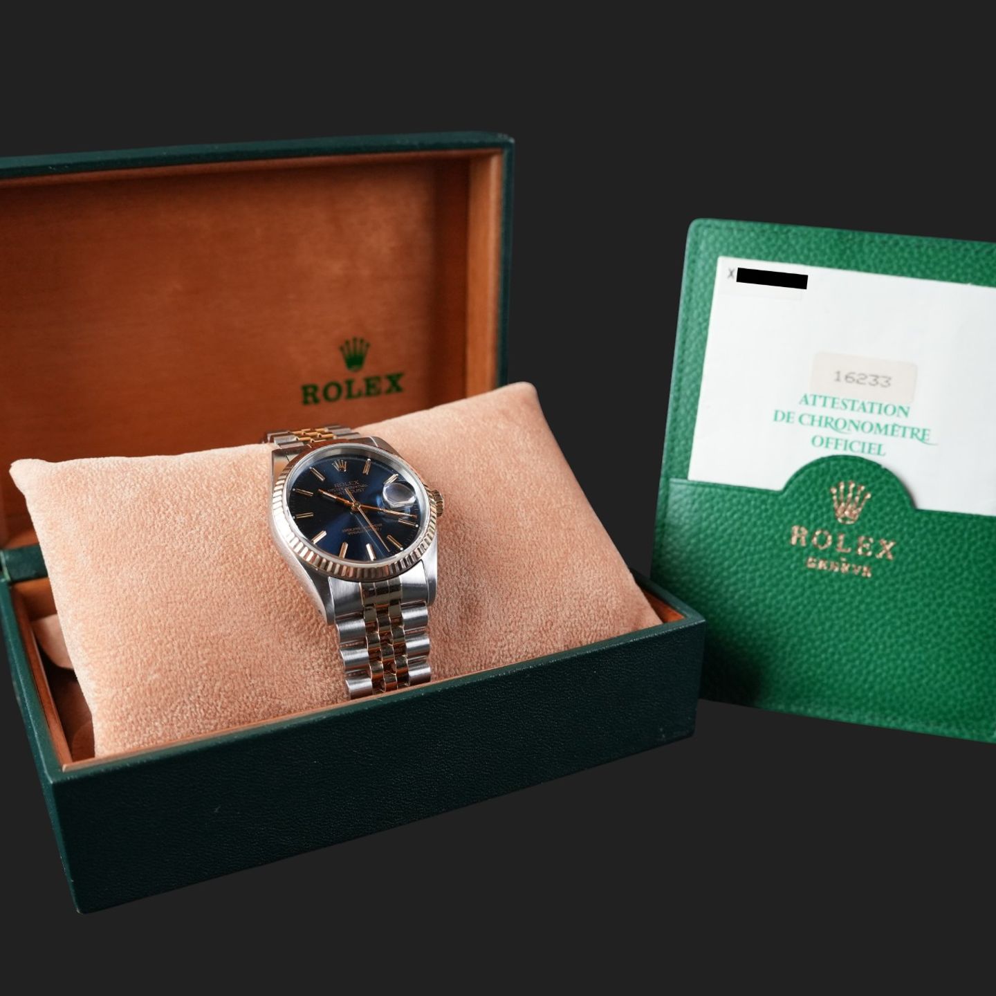 Rolex Datejust 36 16233 (1993) - 36mm Goud/Staal (8/8)