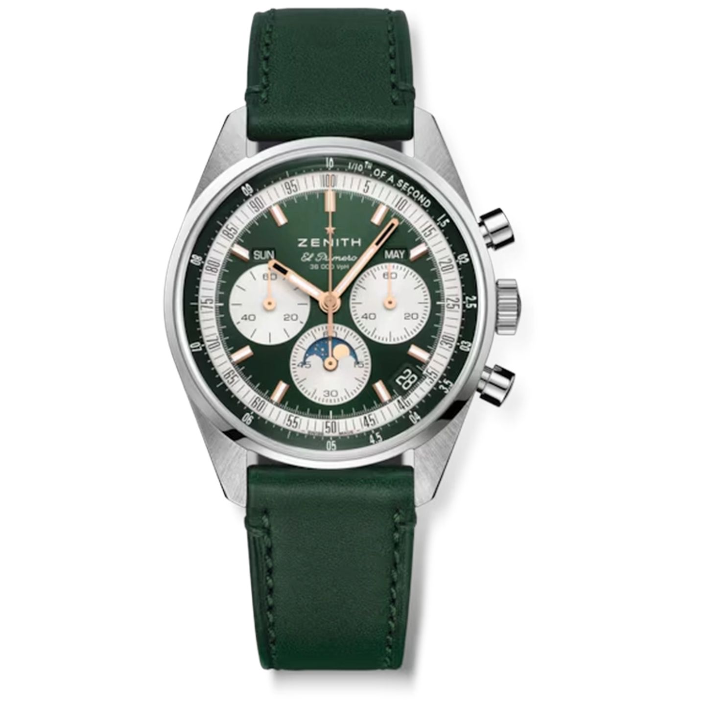 Zenith Chronomaster Original 03.3400.3610/40.C912 (2026) - Green dial 38 mm Steel case (1/1)