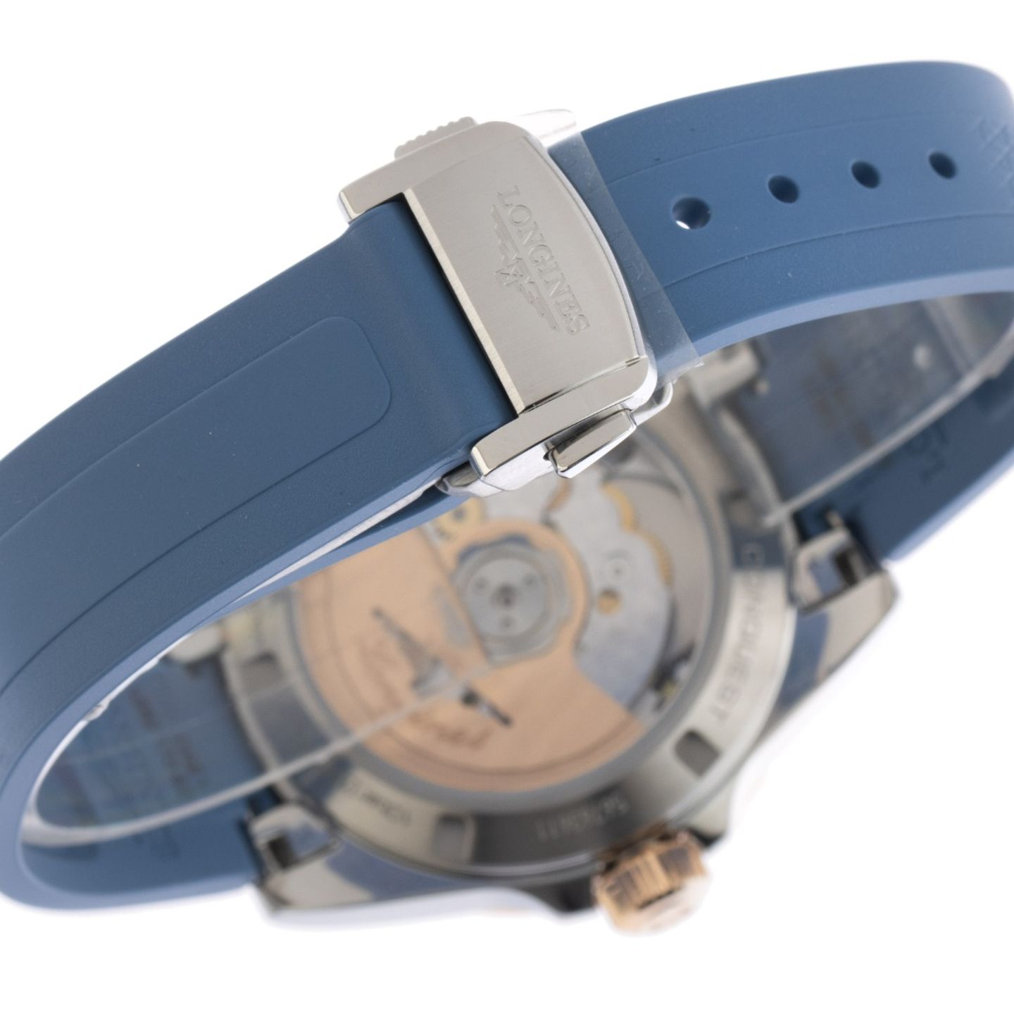 Longines Conquest L3.430.5.92.9 (2025) - Blue dial 34 mm Gold/Steel case (6/6)