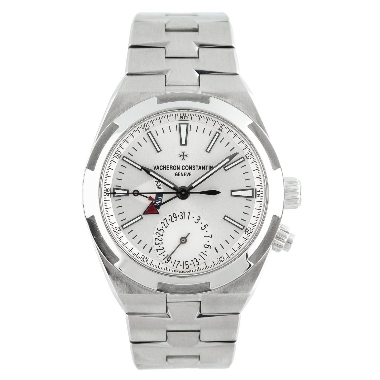 Vacheron Constantin Overseas Dual Time 7900V/110A-B333 (2019) - Silver dial 42 mm Steel case (1/7)