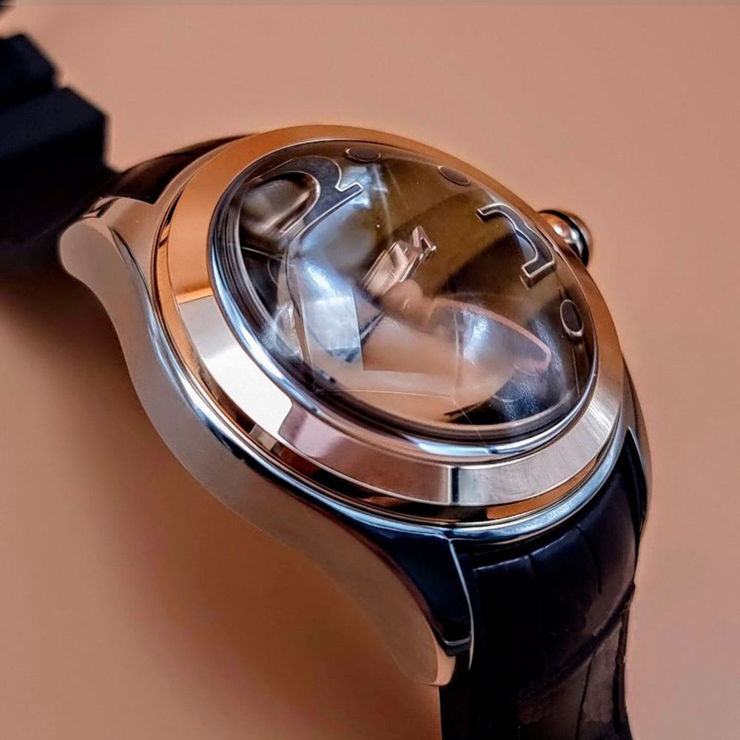 Corum Bubble L395.03222 (395.100.24/0002 OT01) (2025) - Brown dial 42 mm Steel case (4/8)