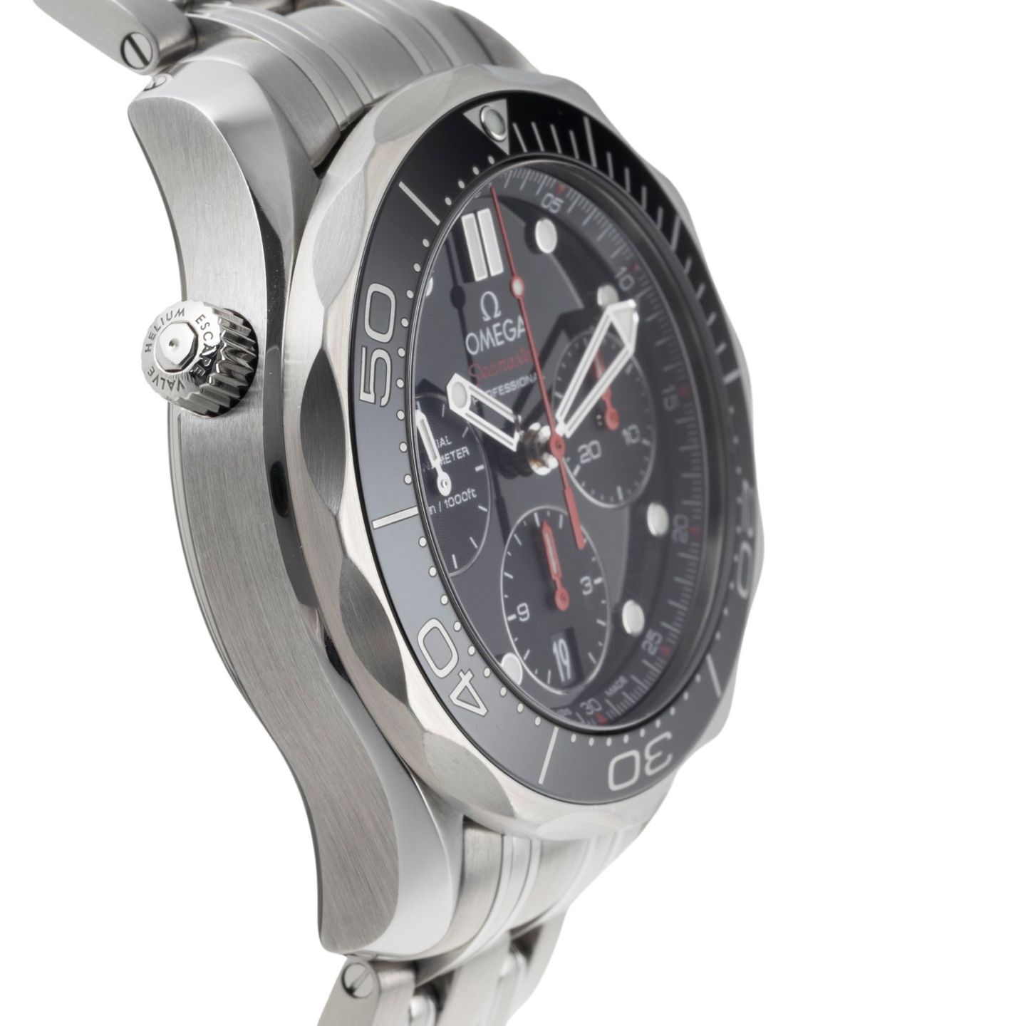 Omega Seamaster Diver 300 M 212.30.42.50.01.001 (Unknown (random serial)) - Black dial 42 mm Steel case (7/8)