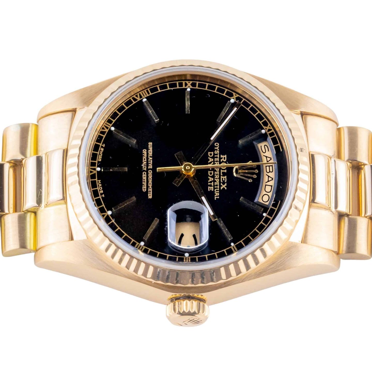 Rolex Day-Date 36 18038 (1981) - 36 mm Yellow Gold case (6/8)