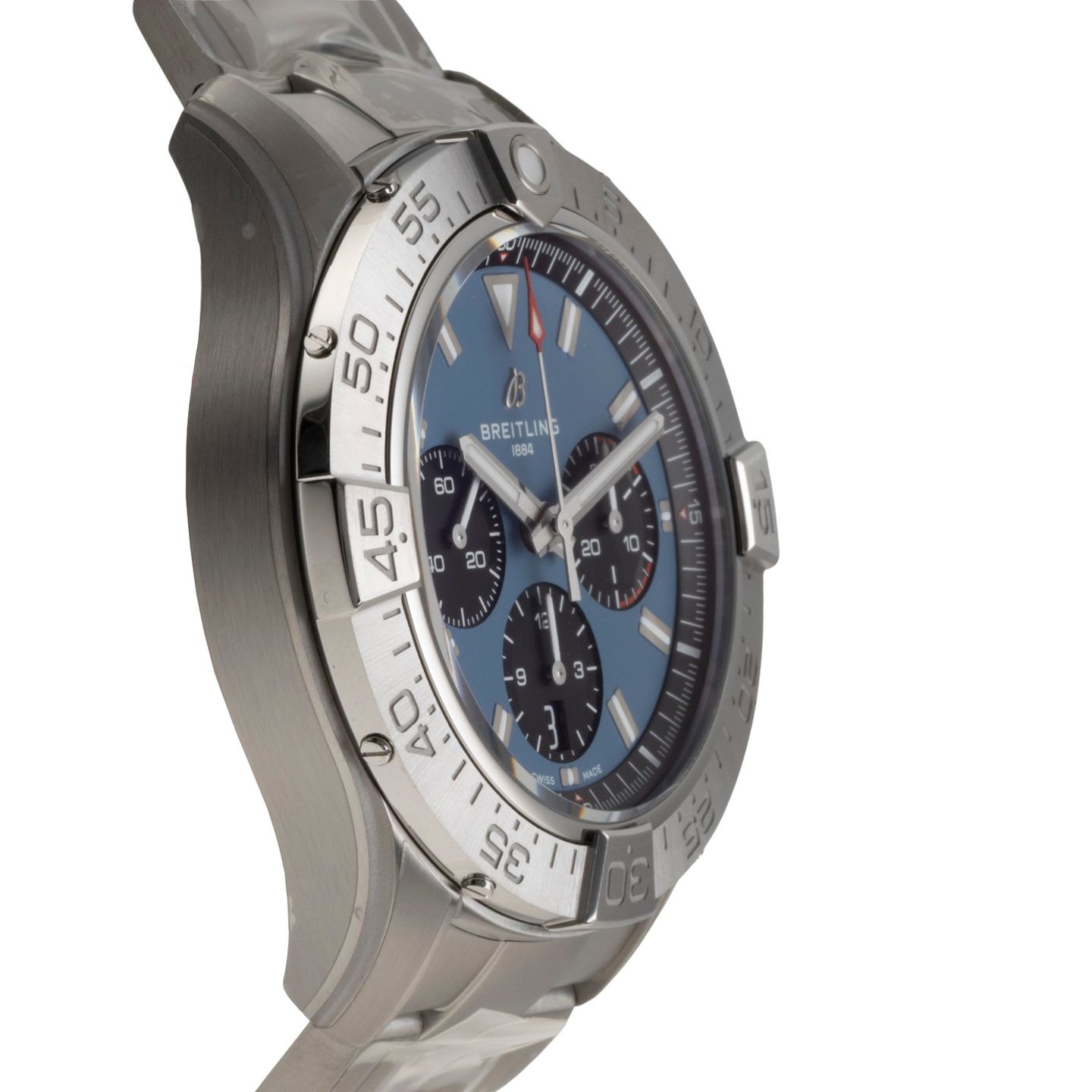 Breitling Avenger AB0147101C1A1 (Onbekend (willekeurig serienummer)) - Blauw wijzerplaat 44mm Staal (7/8)