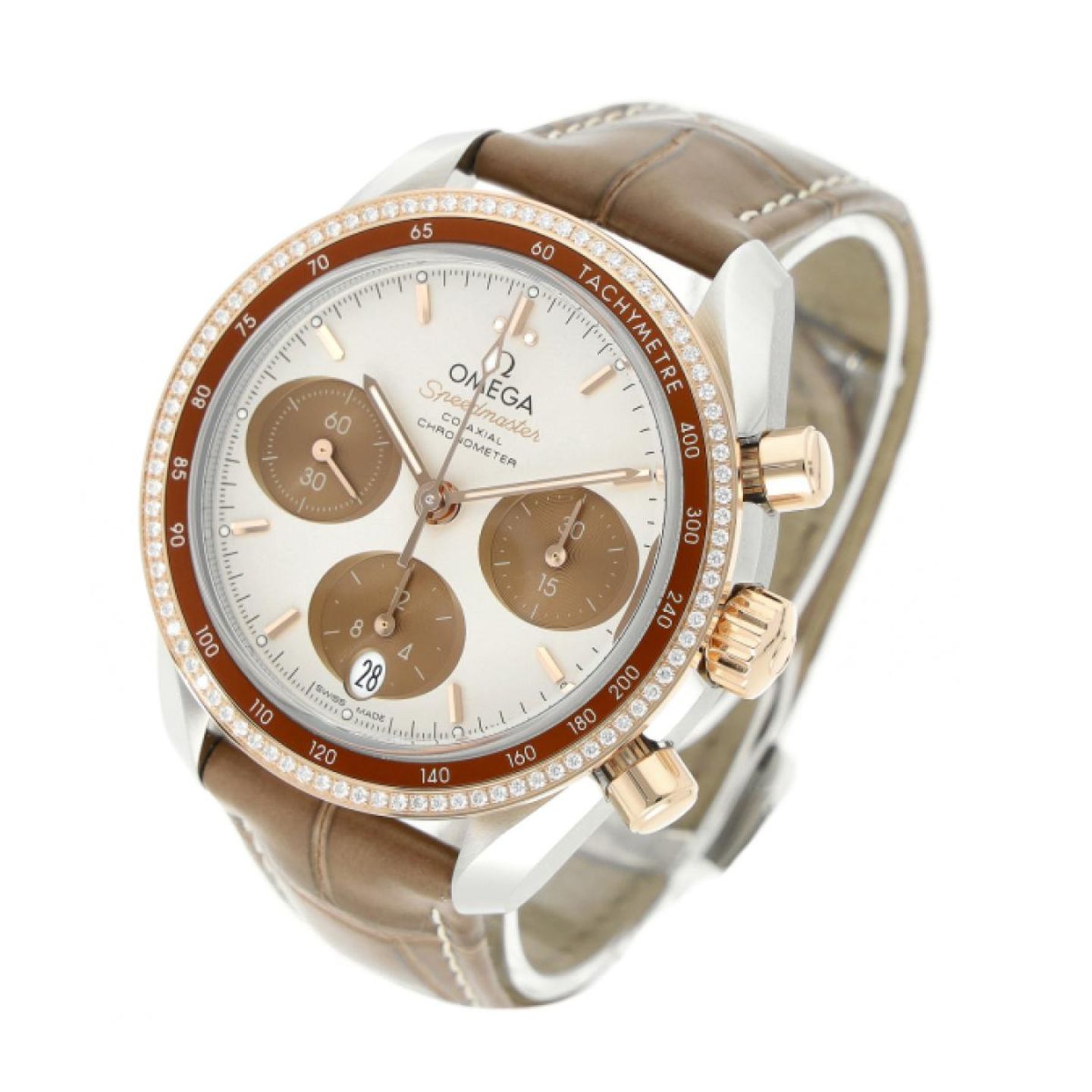 Omega Speedmaster 324.28.38.50.02.002 (2021) - Beige wijzerplaat 38mm Staal (2/5)