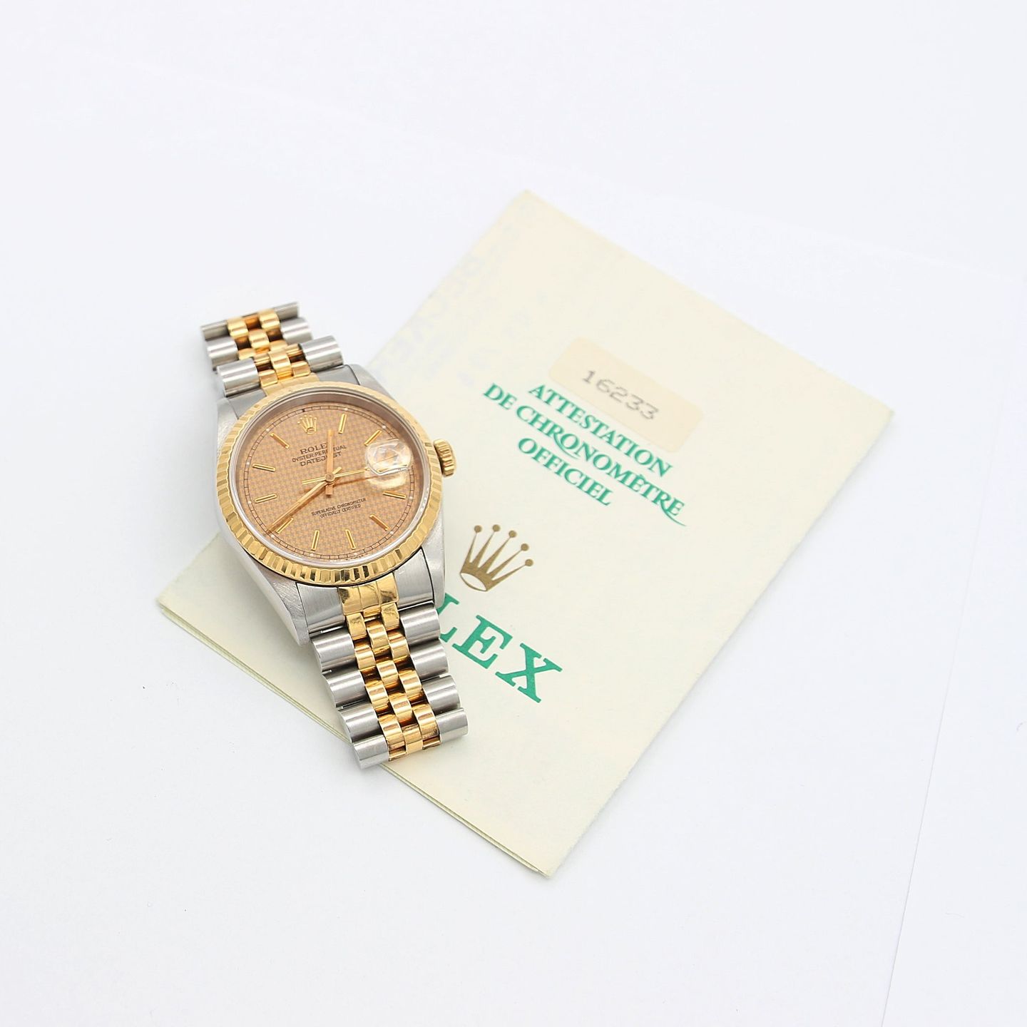 Rolex Datejust 36 16233 (Unknown (random serial)) - 36 mm Gold/Steel case (4/6)