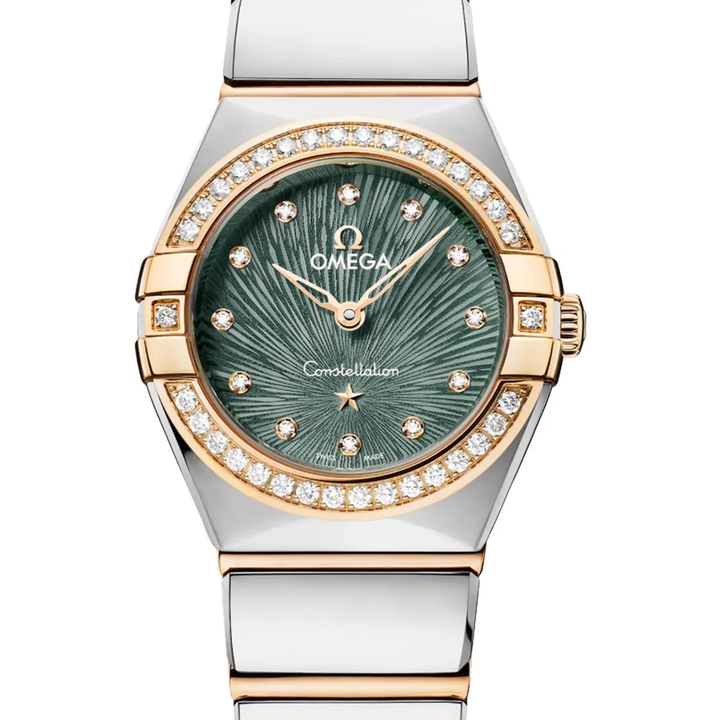 Omega Constellation 131.25.25.60.60.001 (2026) - Groen wijzerplaat 25mm Goud/Staal (1/1)