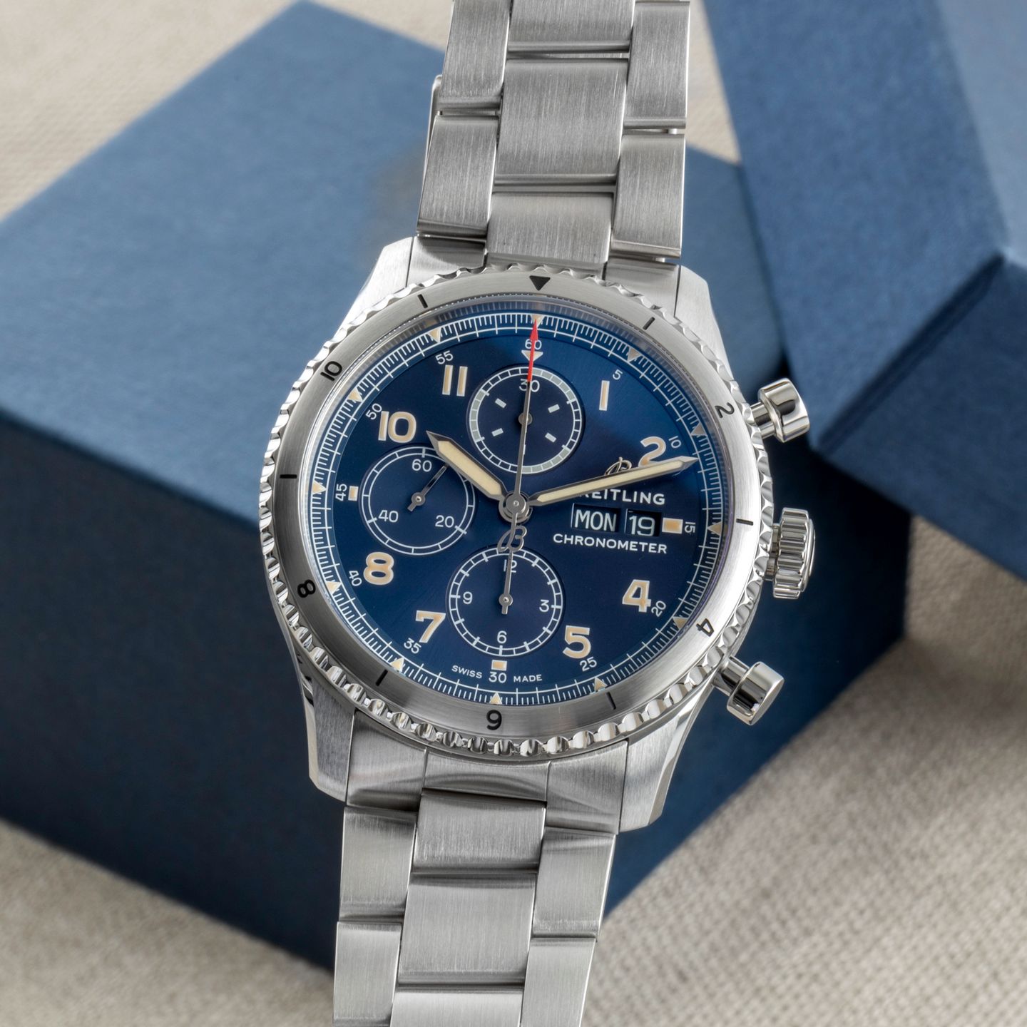 Breitling Aviator 8 A13316 (Unknown (random serial)) - 43 mm Steel case (3/8)