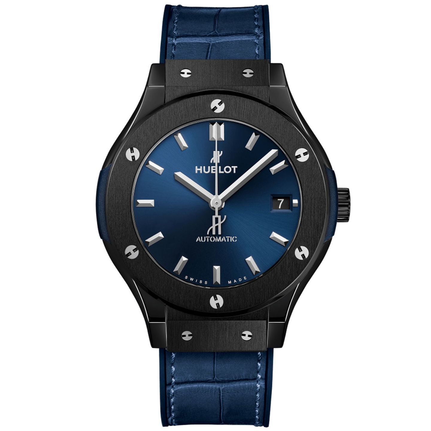 Hublot Classic Fusion Blue 565.CM.7170.LR (2023) - Blauw wijzerplaat 38mm Keramiek (3/3)