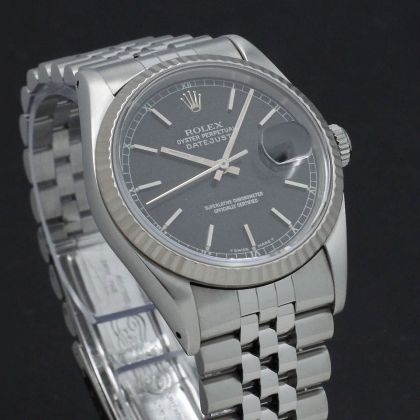 Rolex Datejust 36 16234 (1991) - Zwart wijzerplaat 36mm Staal (7/7)