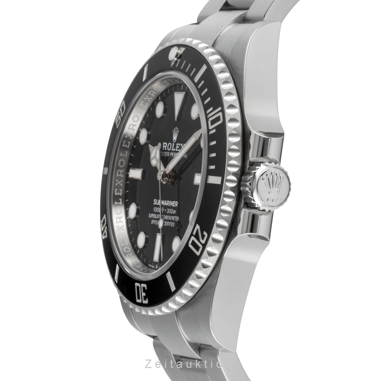 Rolex Submariner No Date 124060 (Unknown (random serial)) - Black dial 41 mm Steel case (5/8)