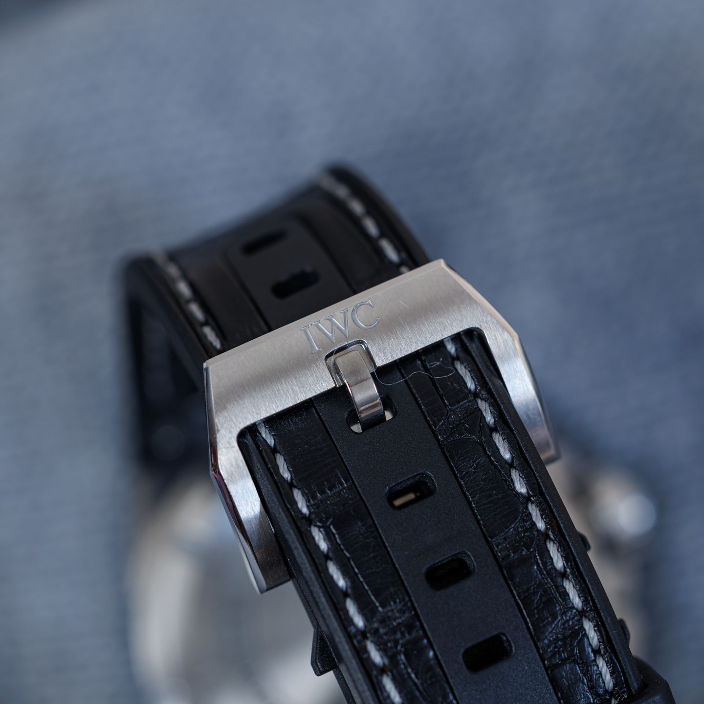 IWC Ingenieur Chronograph Racer IW378509 (2020) - Silver dial 45 mm Steel case (6/8)