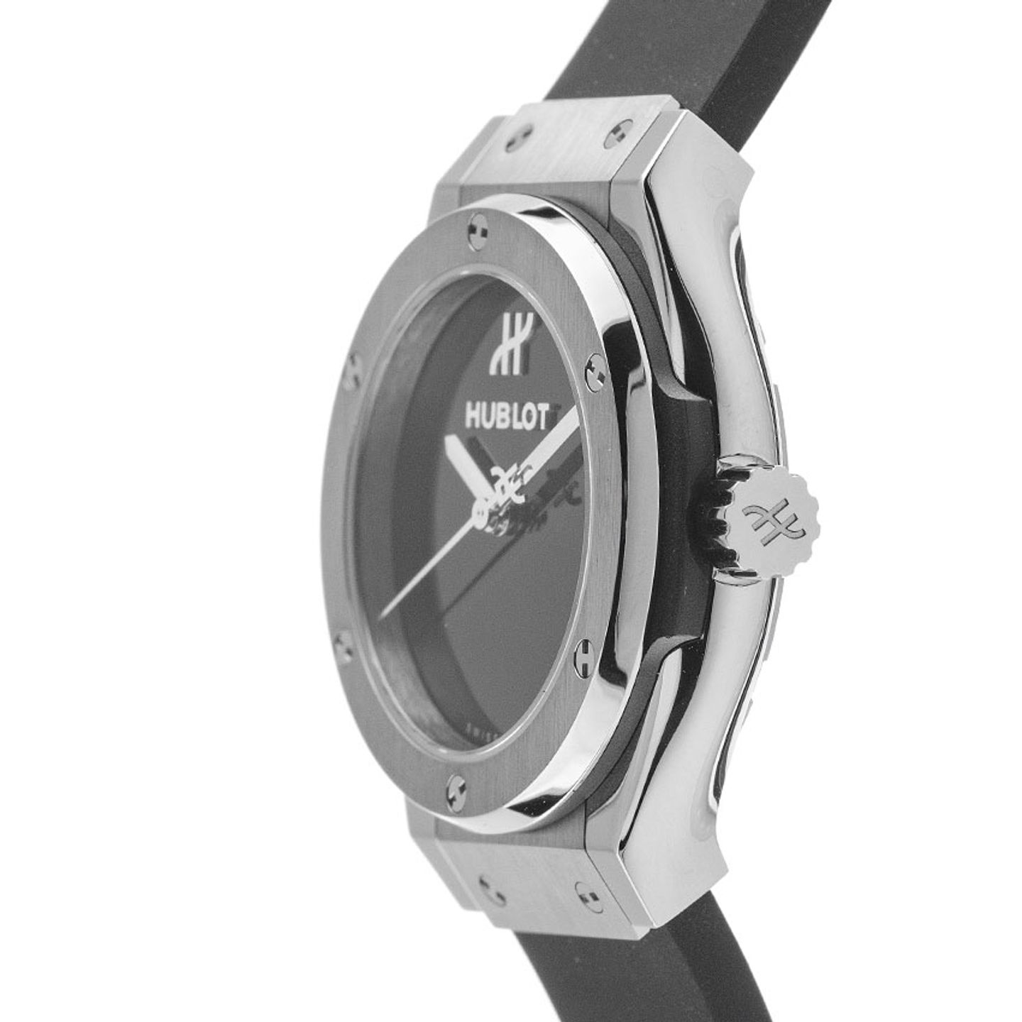 Hublot Classic Fusion 591.NX.1270.RX.MDM (2025) - Zwart wijzerplaat 29mm Titanium (4/7)