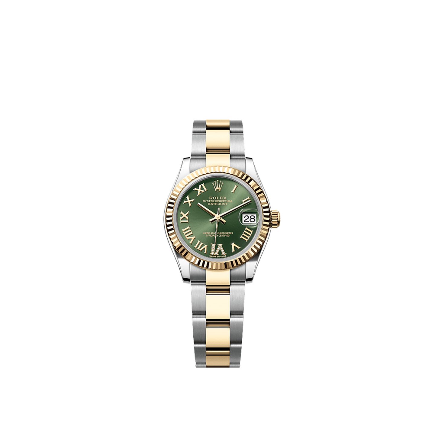Rolex Datejust 31 278273 (2025) - Green dial 31 mm Gold/Steel case (1/1)