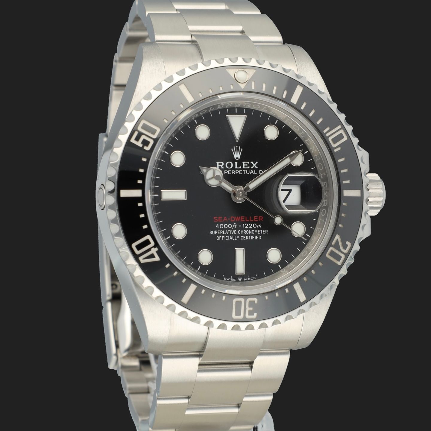 Rolex Sea-Dweller 126600 (2019) - Black dial 43 mm Steel case (4/8)