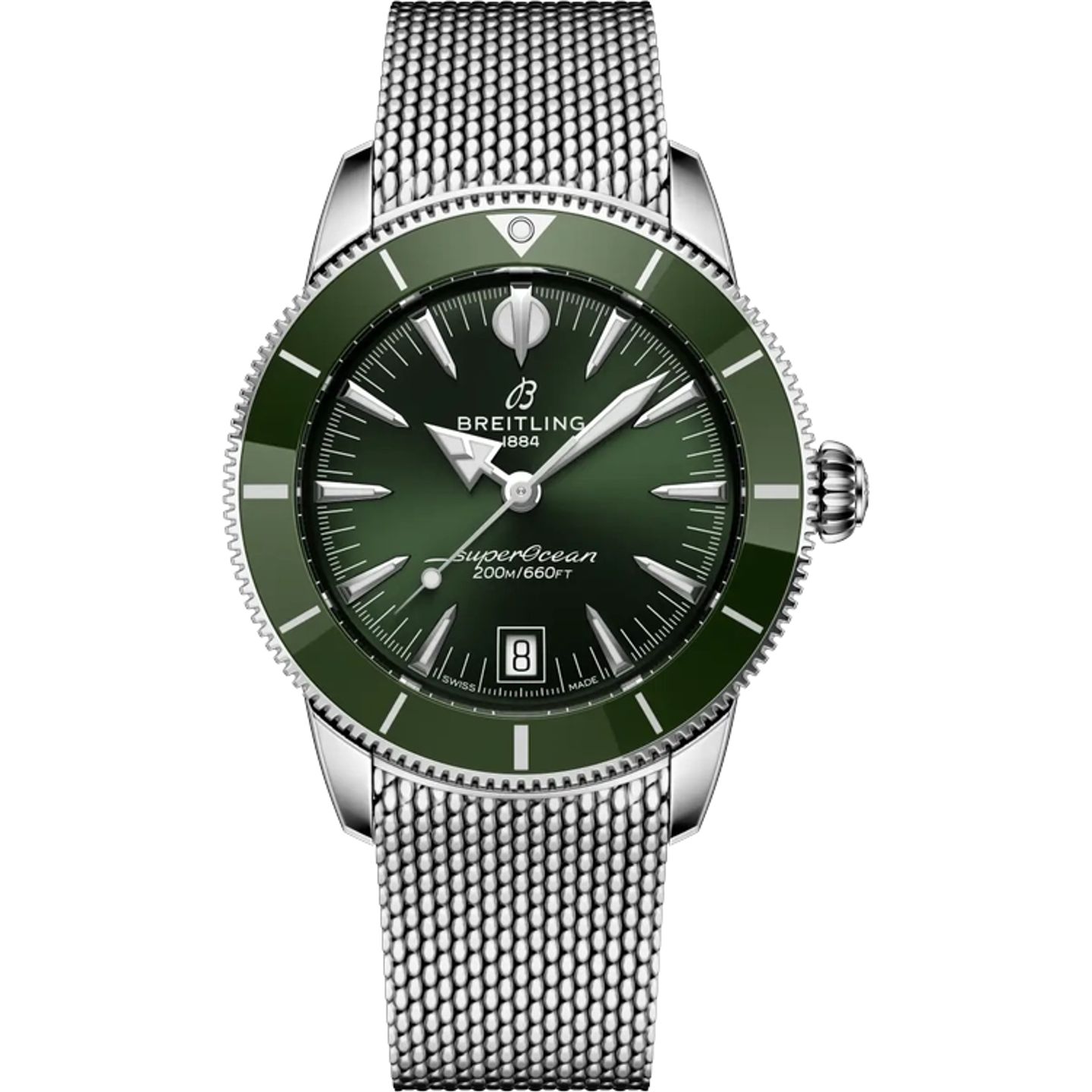 Breitling Superocean Heritage AB3110361L1A1 (2025) - Groen wijzerplaat 40mm Staal (1/1)