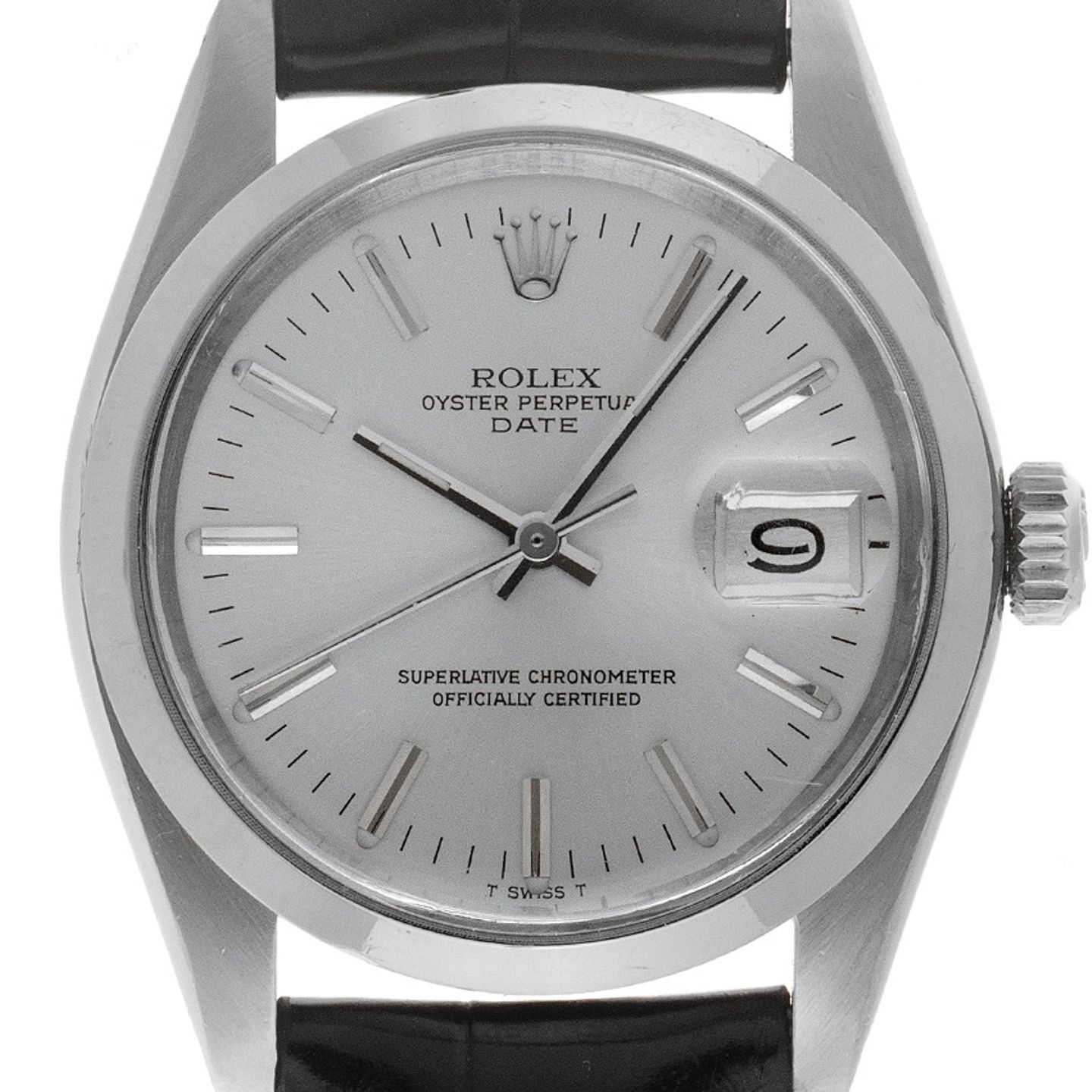 Rolex Oyster Perpetual Date 1500 (1980) - 34mm Staal (1/7)