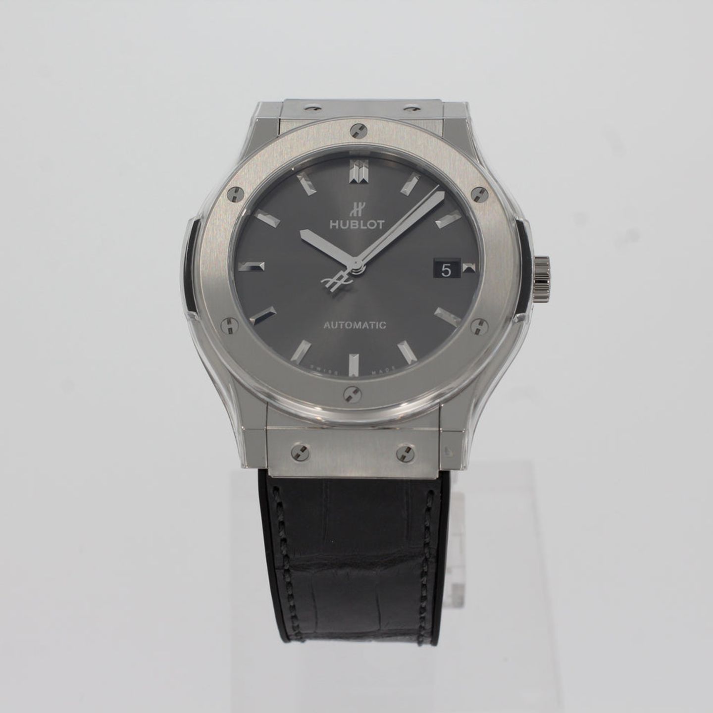 Hublot Classic Fusion Racing Grey 511.NX.7071.LR (2025) - Grijs wijzerplaat 45mm Titanium (1/4)