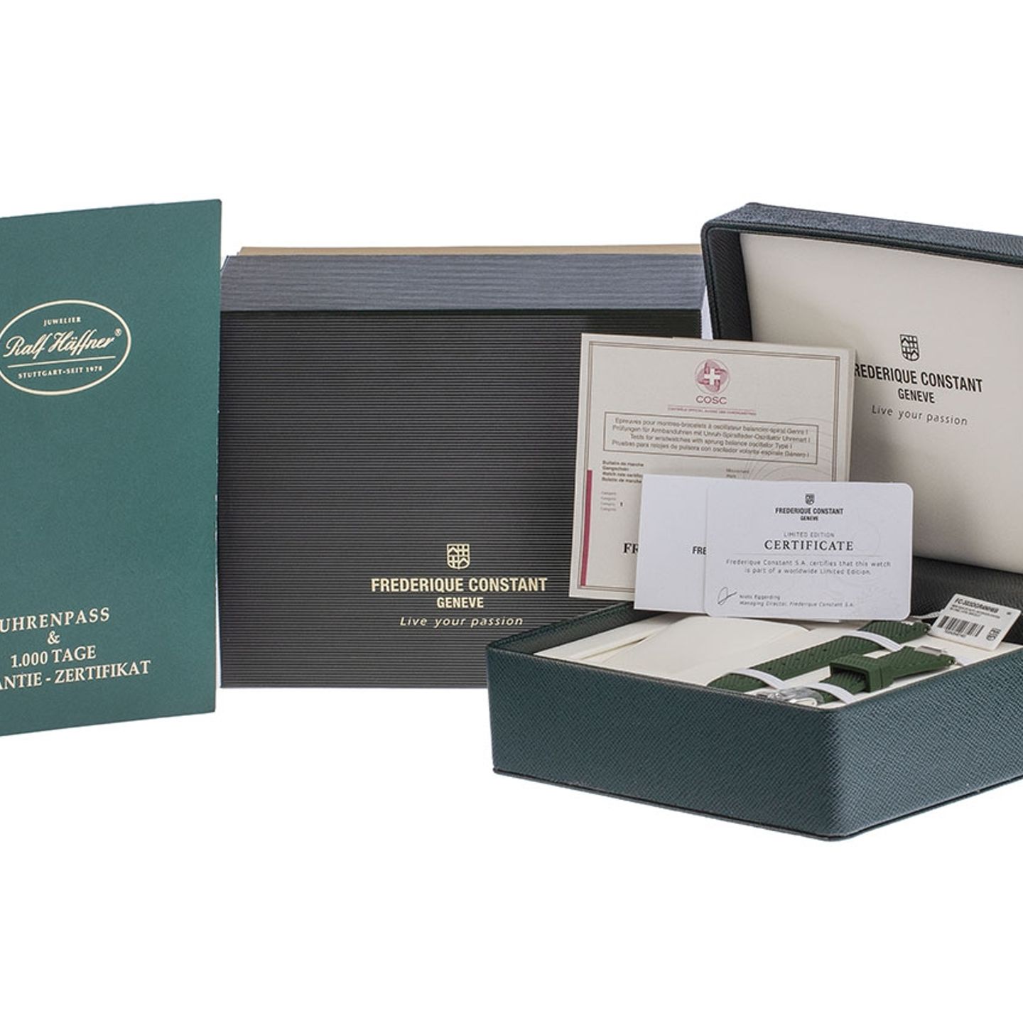 Frederique Constant Unknown FC-303DGR4NH6B (Unknown (random serial)) - Green dial 41 mm Steel case (2/7)