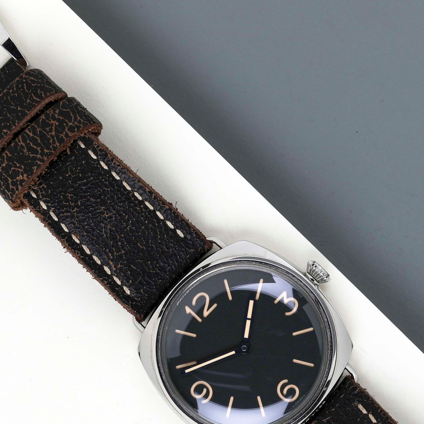 Panerai Special Editions PAM00721 (2020) - Zwart wijzerplaat 47mm Staal (3/8)