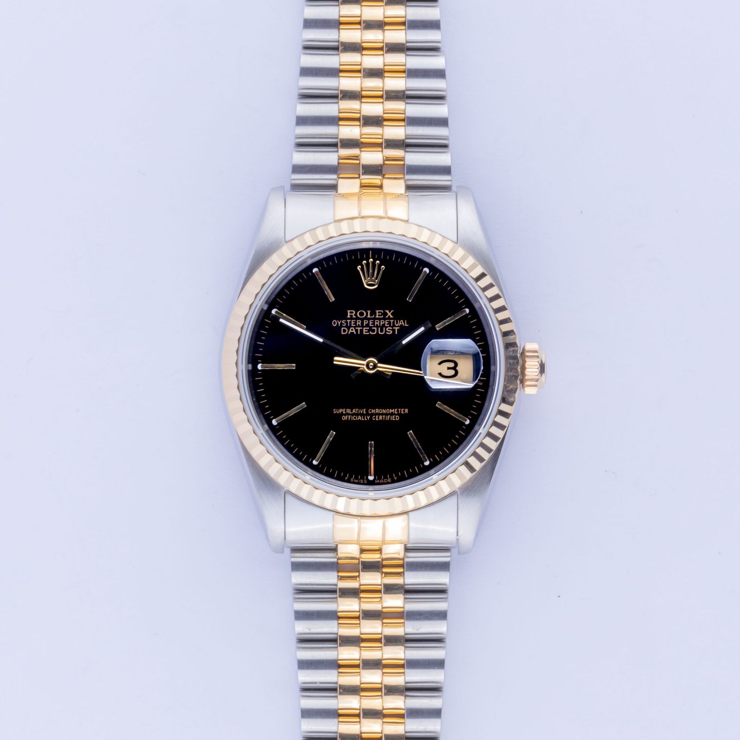 Rolex Datejust 36 16233 (1991) - 36 mm Gold/Steel case (3/7)