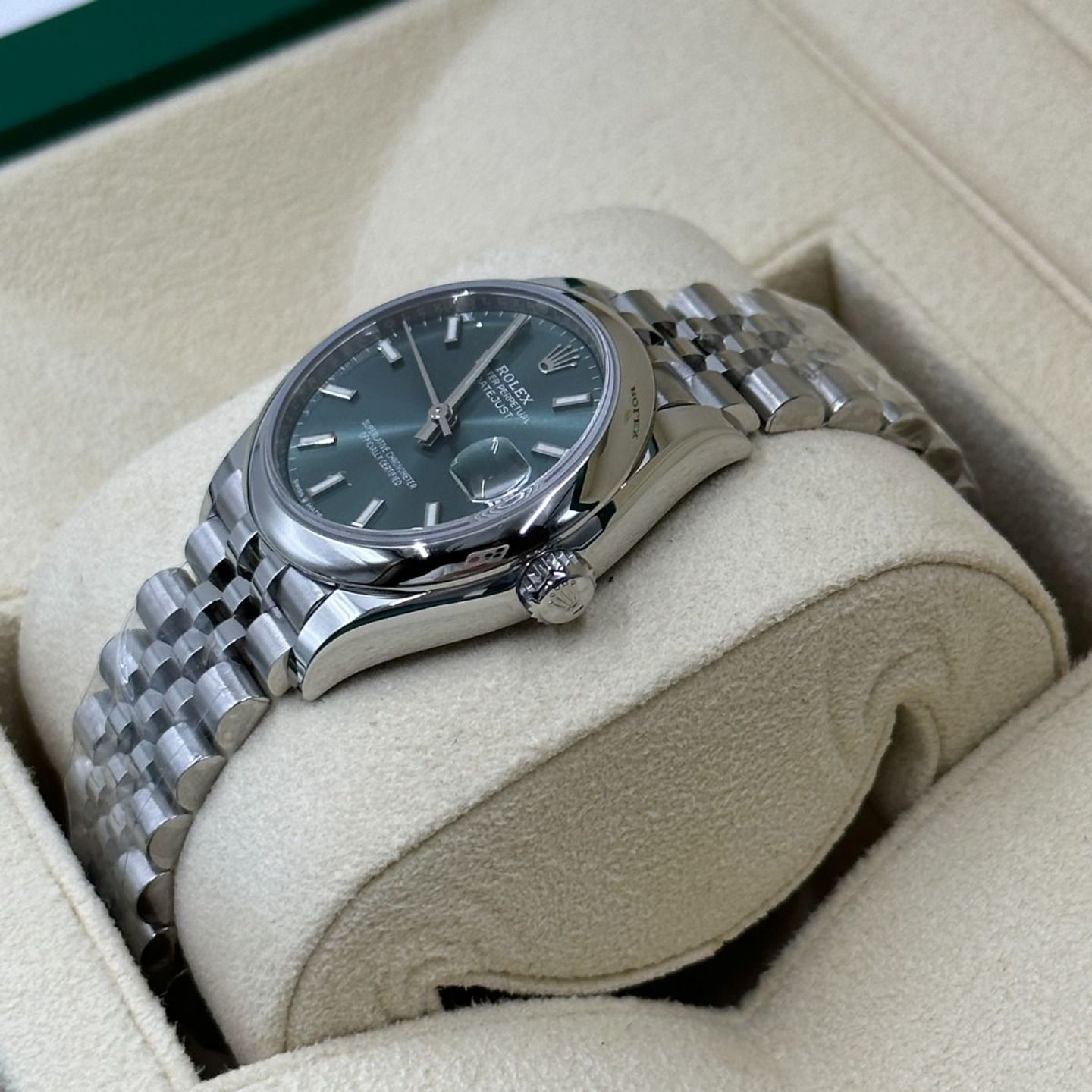 Rolex Datejust 31 278240 (2024) - Groen wijzerplaat 31mm Staal (6/8)