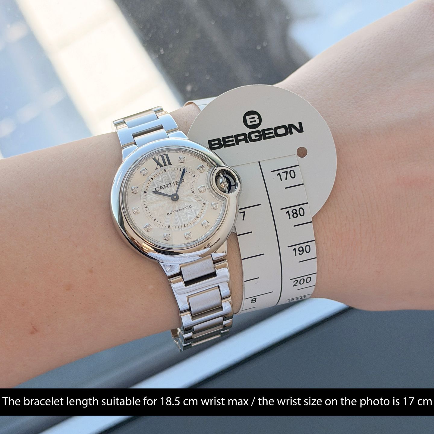 Cartier Ballon Bleu 33mm W4BB0021 (2021) - Silver dial 33 mm Steel case (2/8)