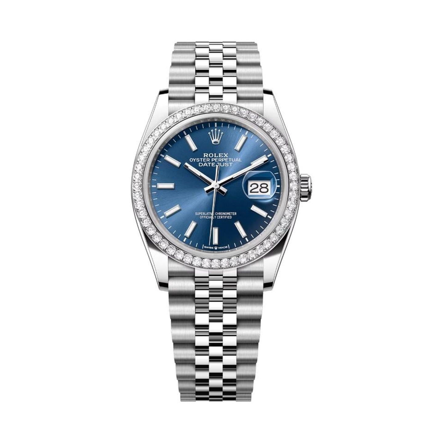 Rolex Datejust 36 126284RBR (2025) - Blue dial 36 mm Steel case (2/12)