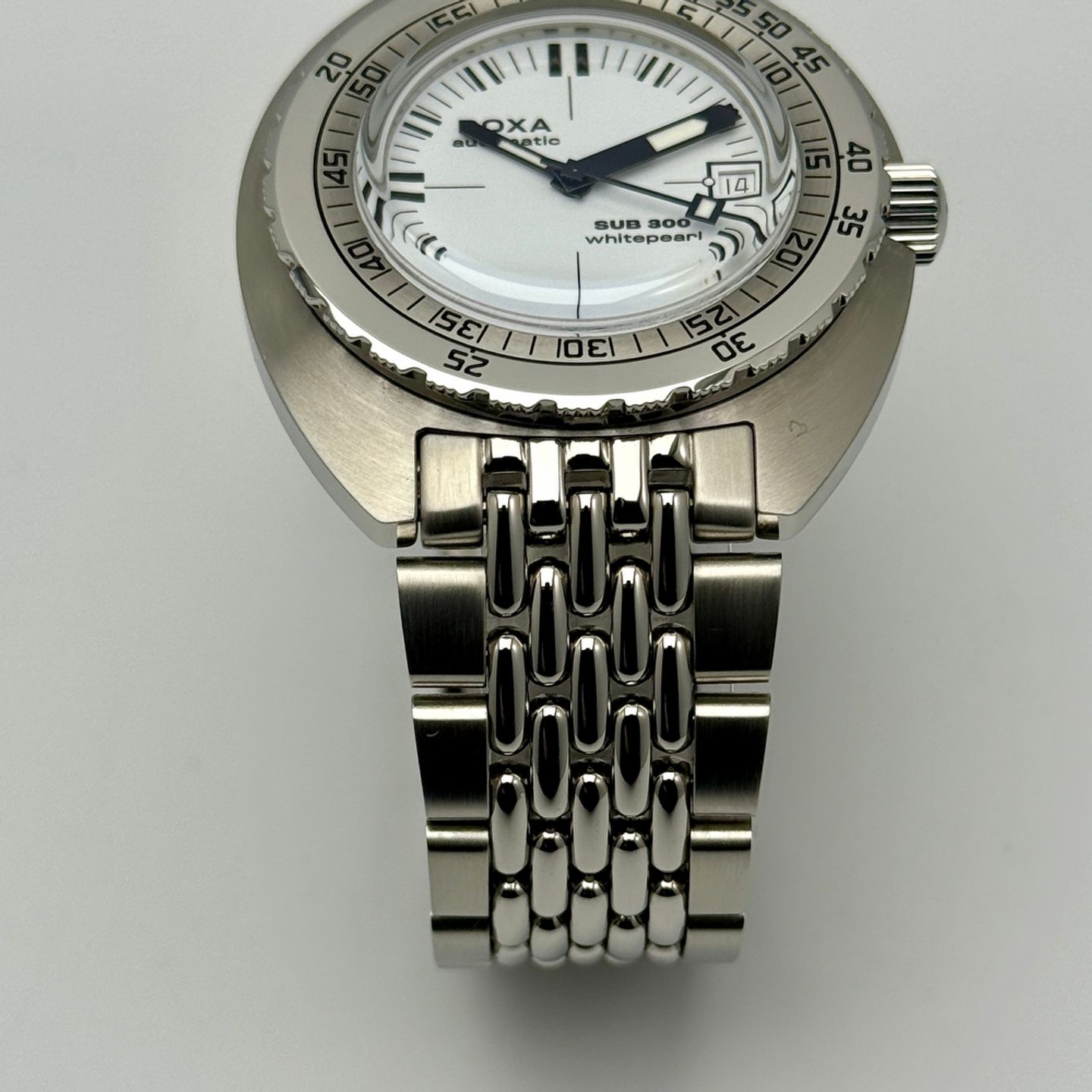 Doxa Sub 821.10.011.10 (2025) - White dial 43 mm Steel case (8/8)