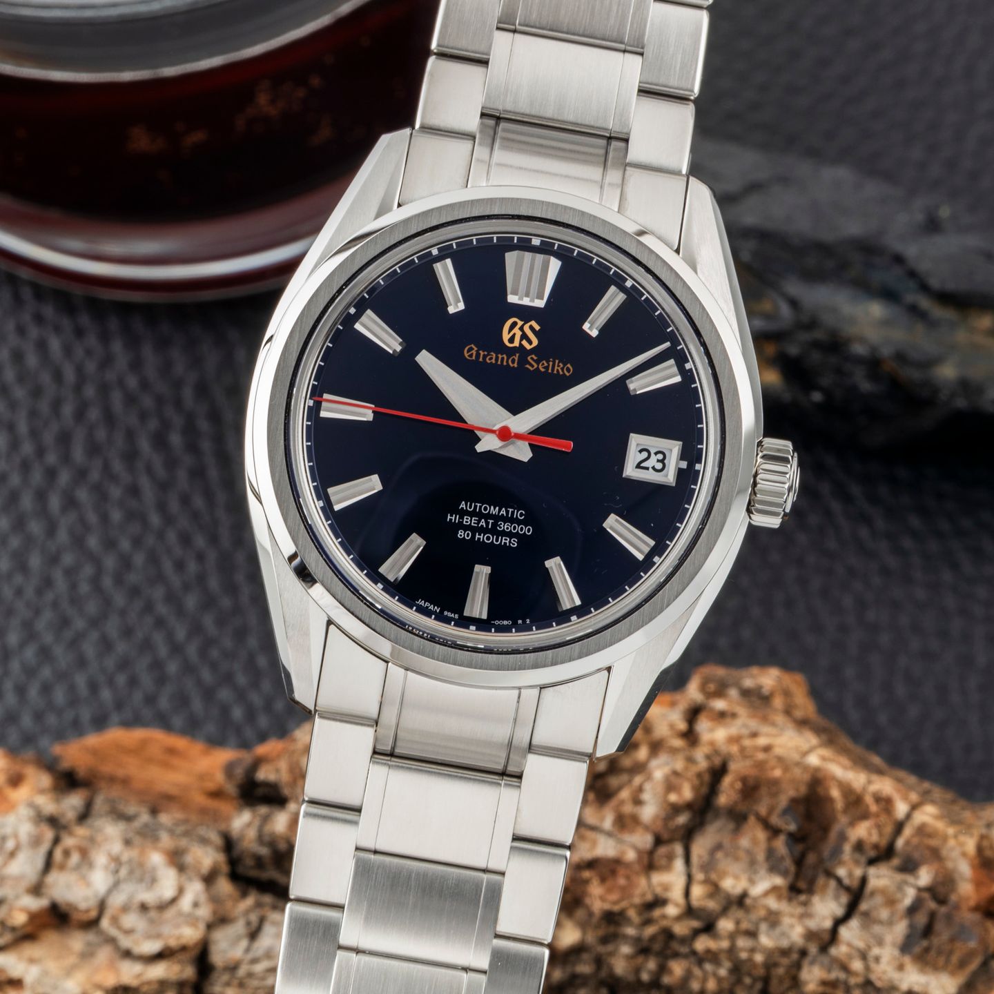 Grand Seiko Heritage Collection SLGH003 (Unknown (random serial)) - Blue dial 40 mm Steel case (3/8)