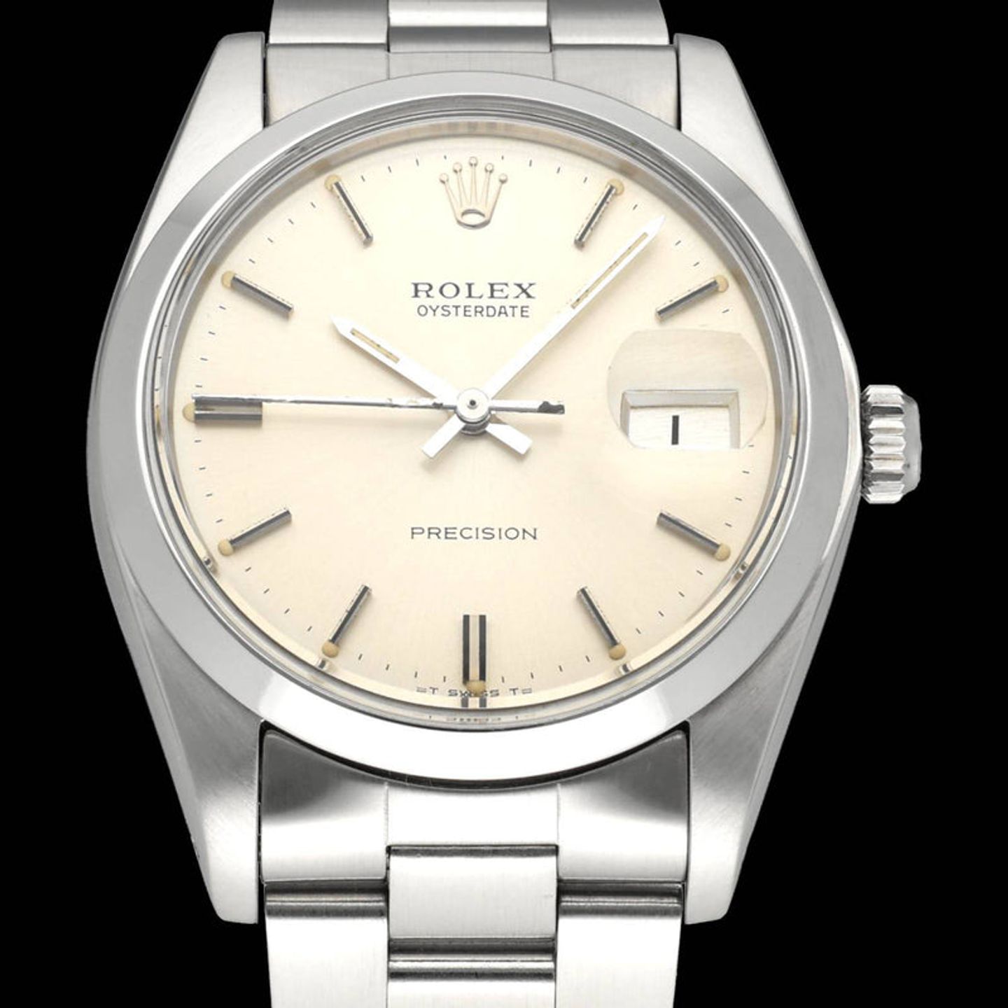 Rolex Oyster Precision 6694 (1981) - Silver dial 34 mm Steel case (1/7)