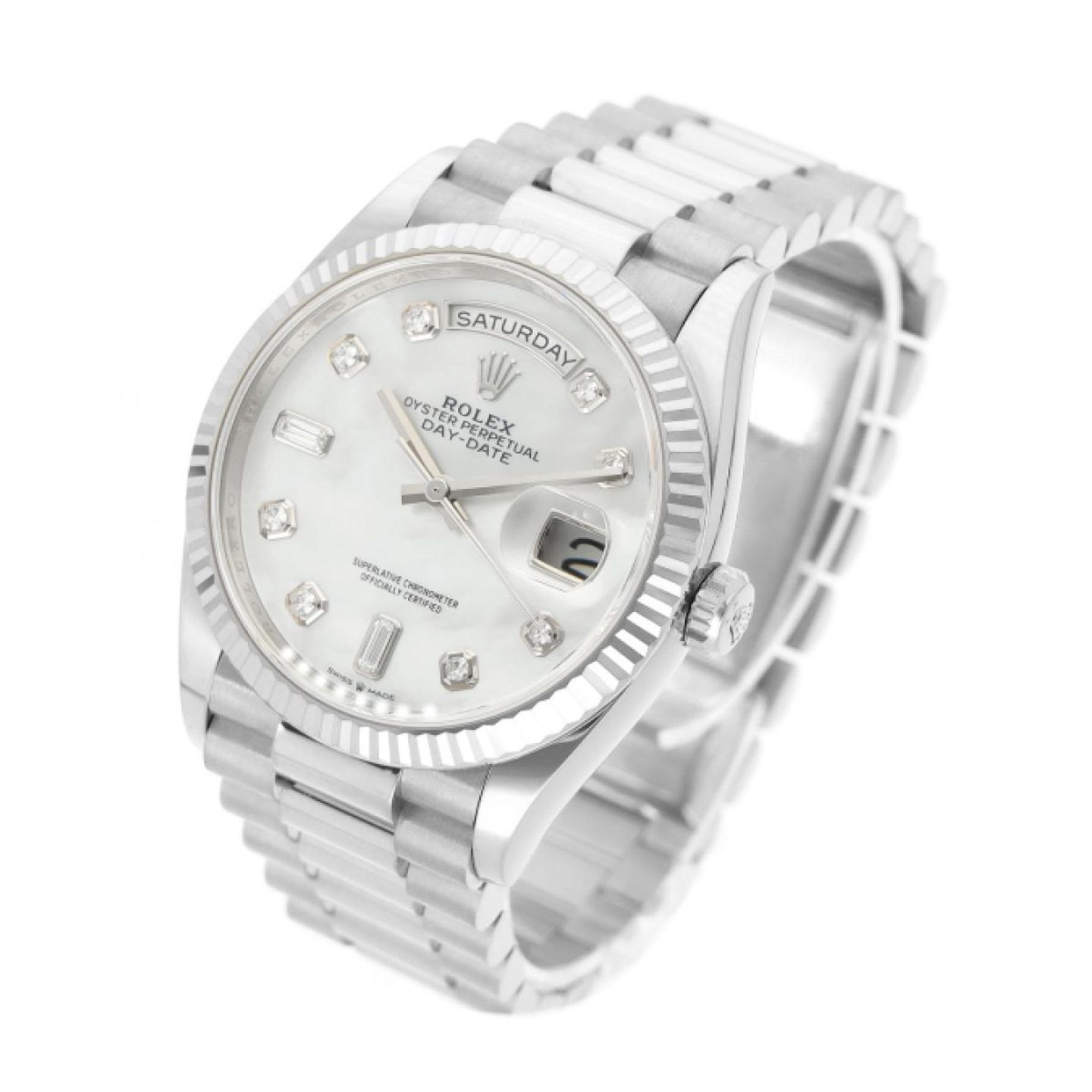 Rolex Day-Date 36 128239 (2025) - 36 mm White Gold case (2/5)