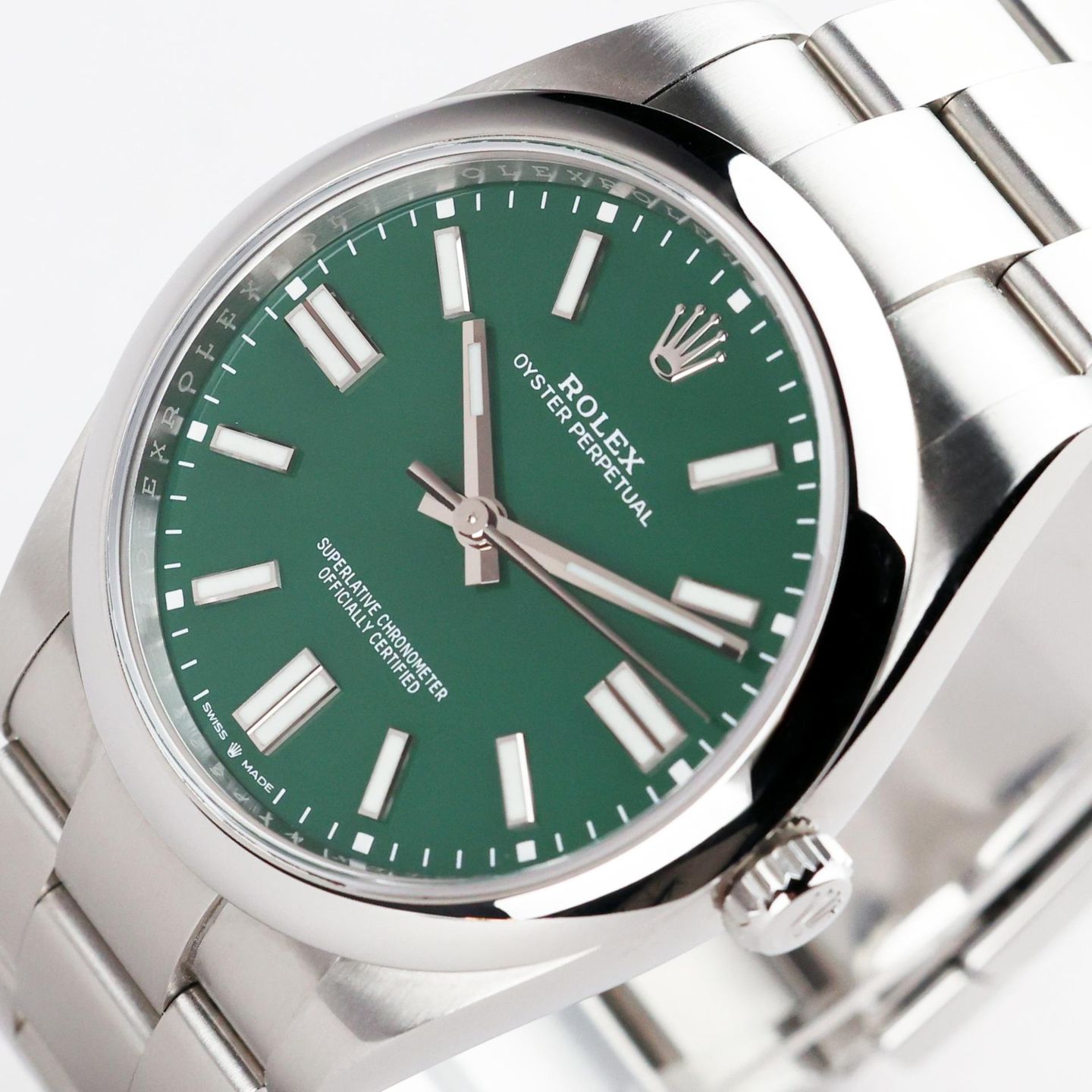 Rolex Oyster Perpetual 41 124300 (Onbekend (willekeurig serienummer)) - 41mm Staal (5/8)