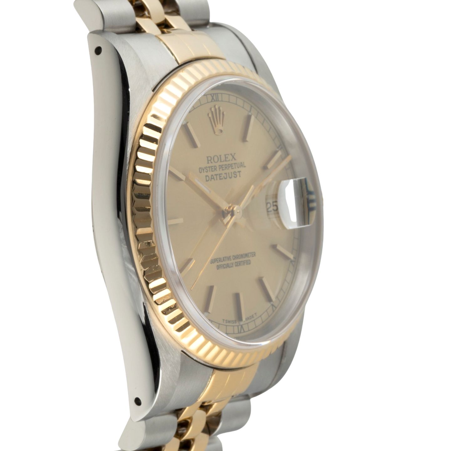 Rolex Datejust 36 16233 (1990) - 36mm Goud/Staal (7/8)