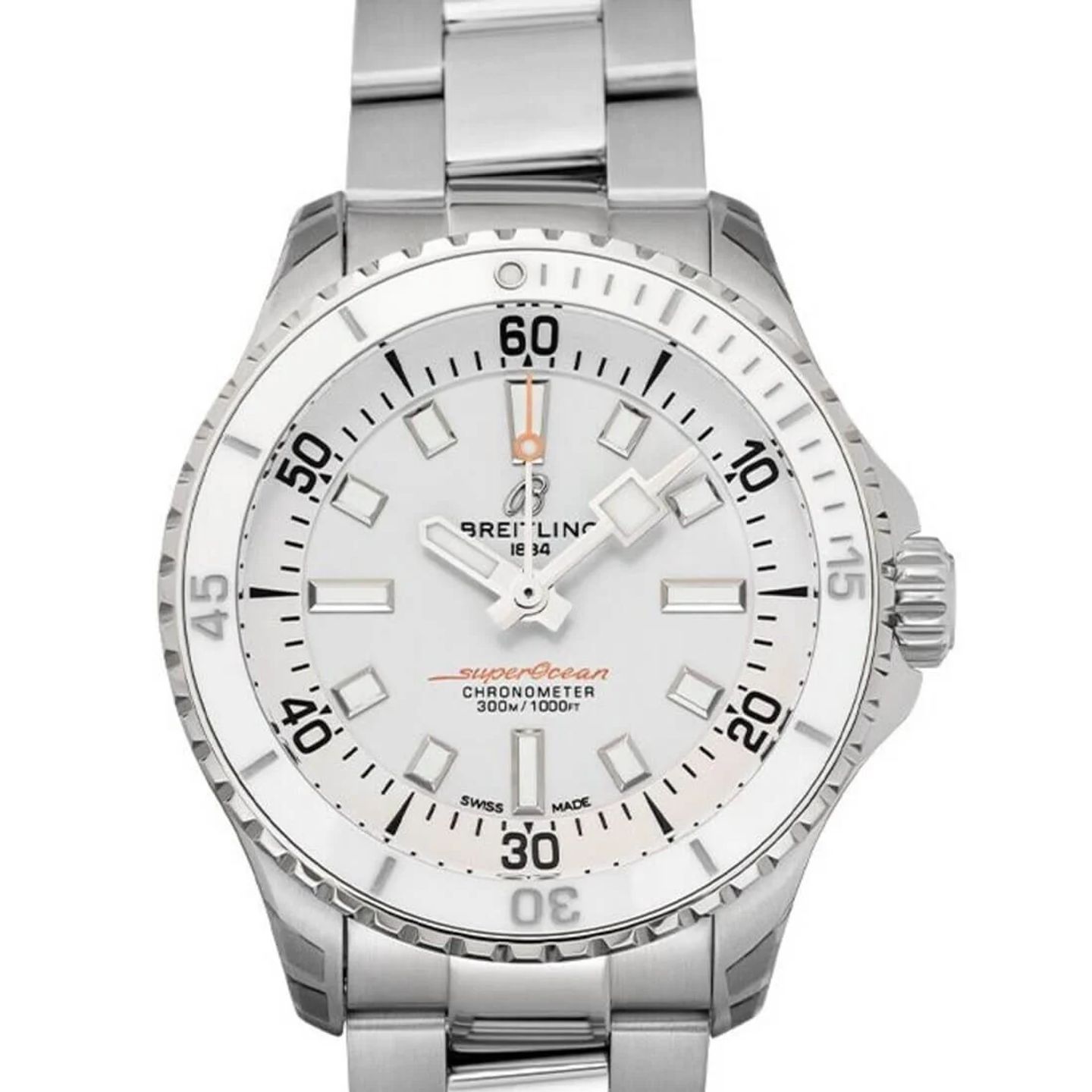 Breitling Superocean A17377211A1A1 (2024) - White dial 36 mm Steel case (2/2)