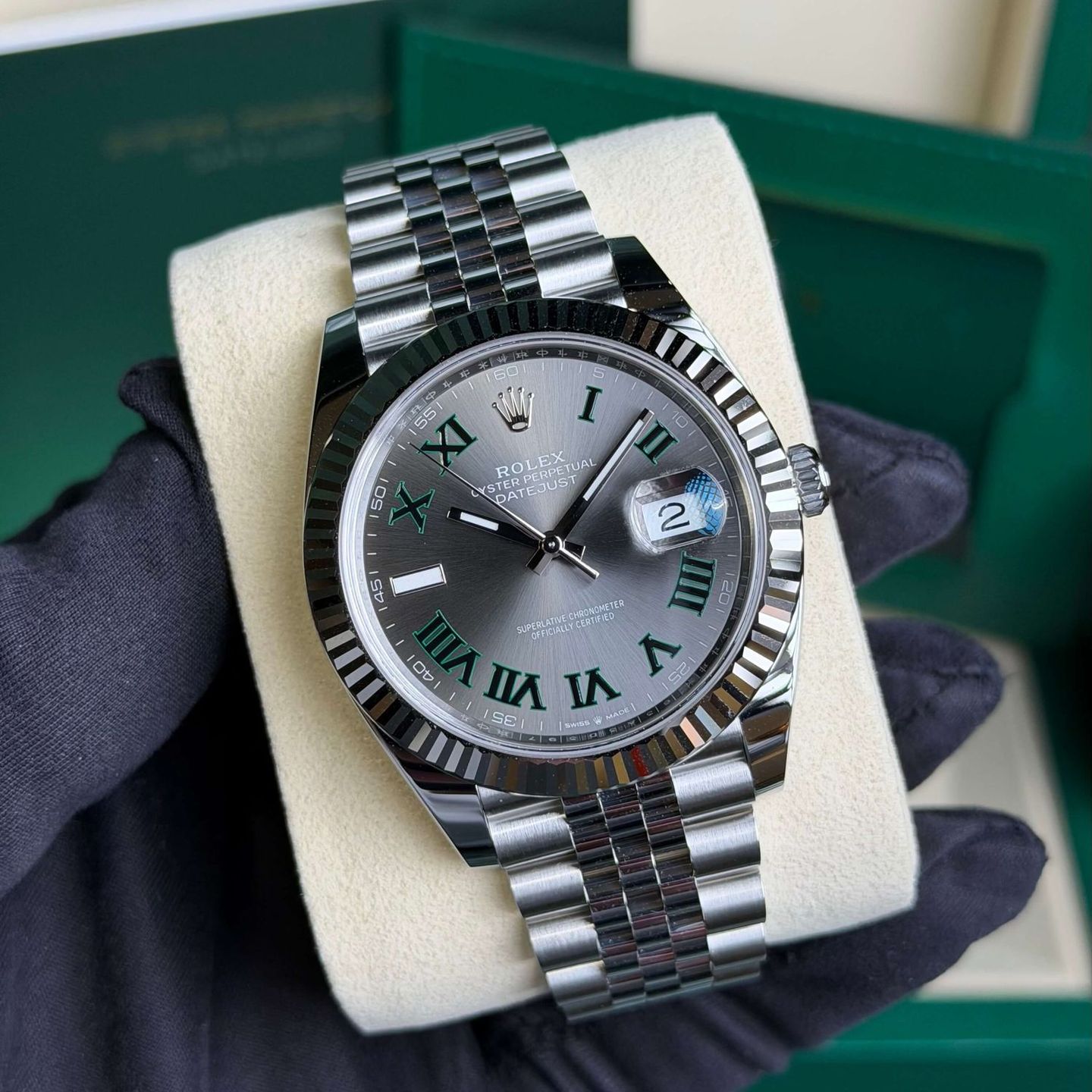 Rolex Datejust 41 126334 (2026) - Grey dial 41 mm Steel case (1/7)