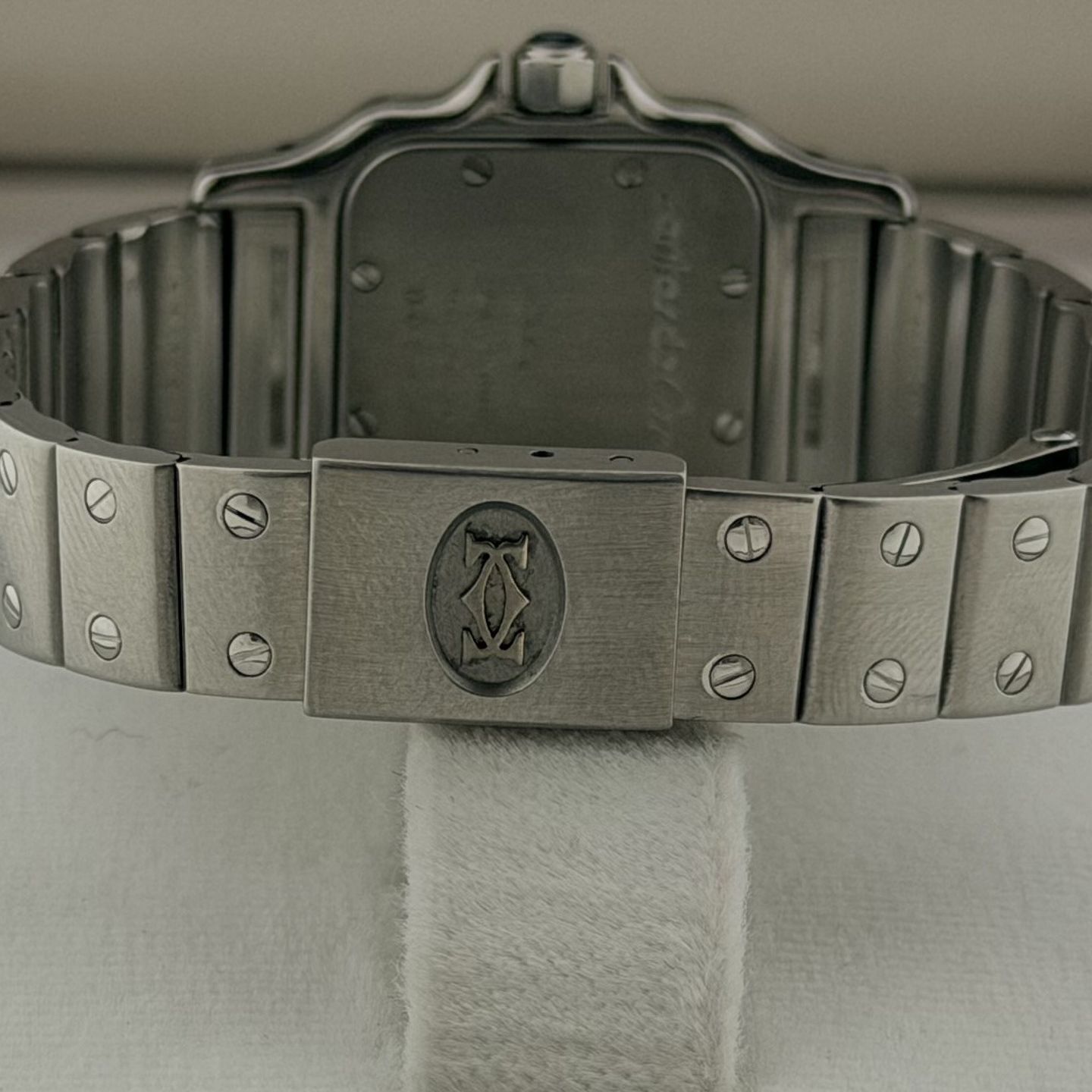 Cartier Santos Galbée W20017D6 (1993) - Silver dial 24 mm Steel case (5/8)