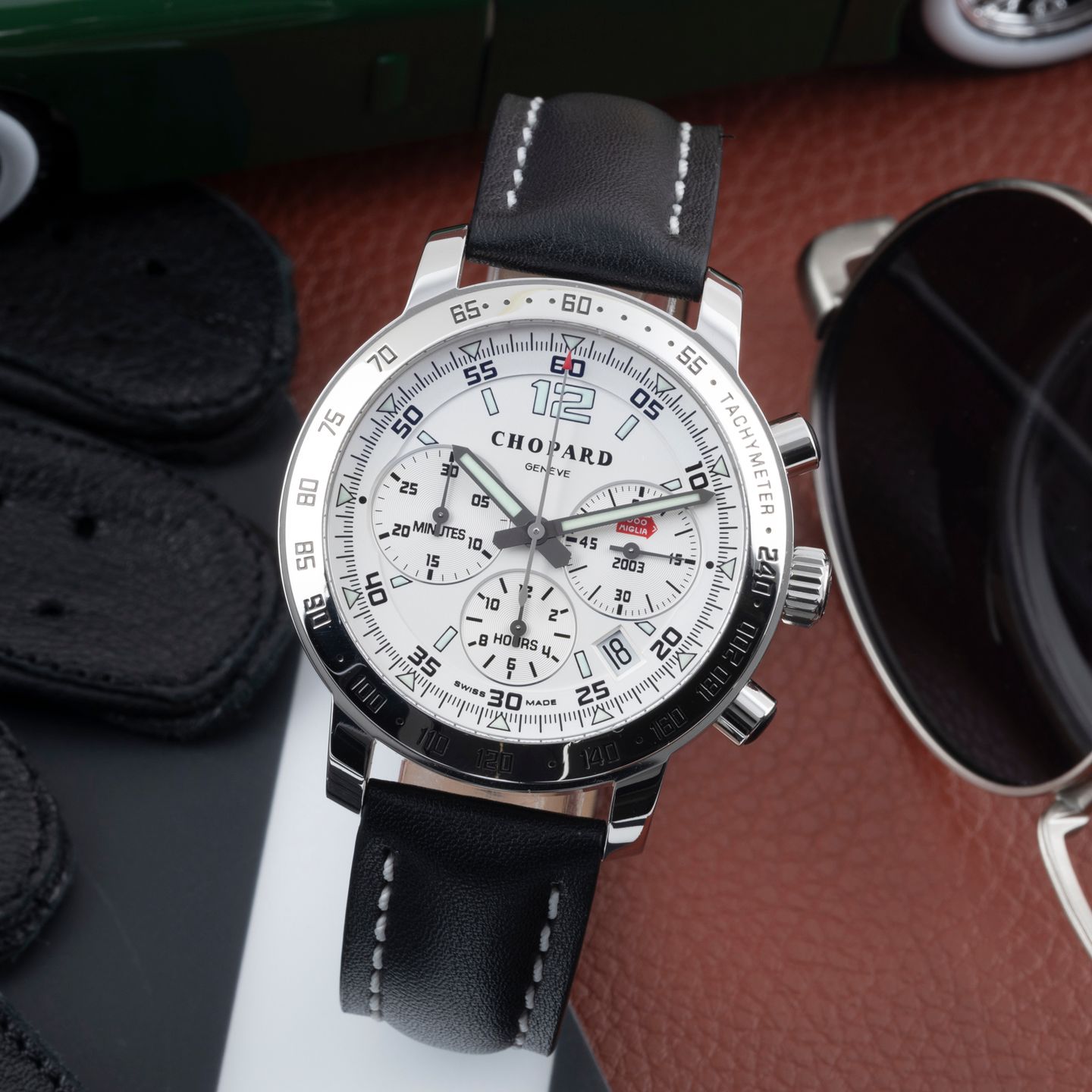 Chopard Mille Miglia 8932 (2003) - White dial 40 mm Steel case (1/8)