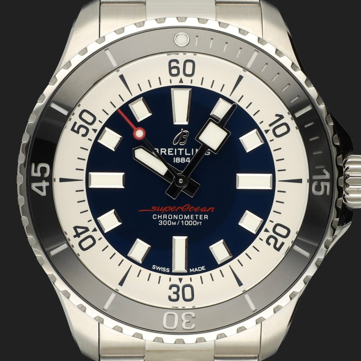 Breitling Superocean 44 A17376211C1A1 (2023) - Blue dial 44 mm Steel case (2/8)