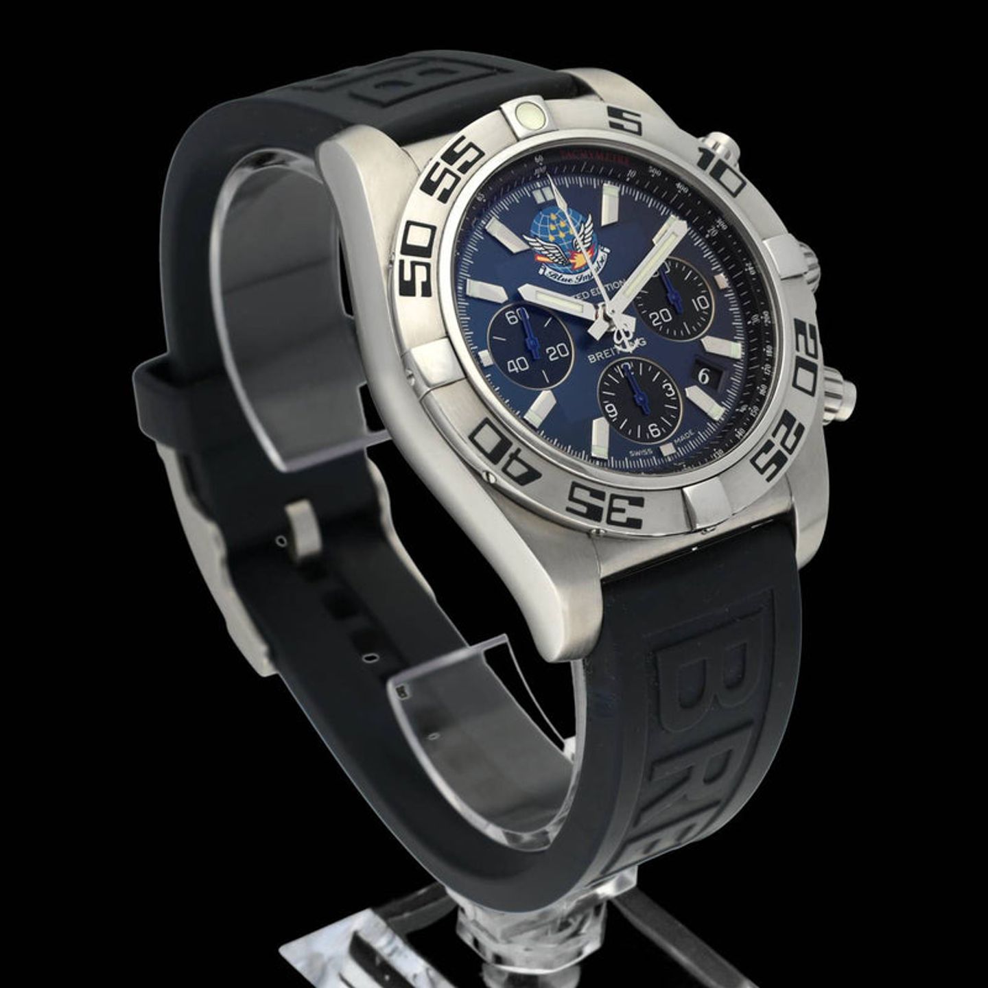 Breitling Chronomat 44 AB0110 (2013) - Blauw wijzerplaat 44mm Staal (4/7)