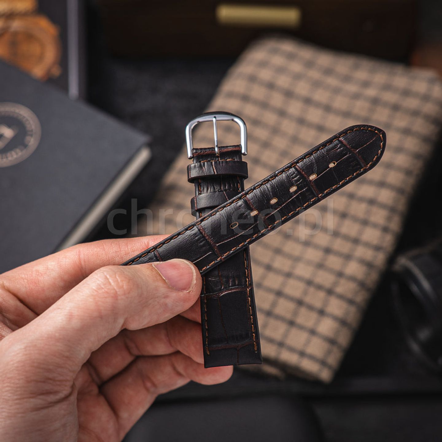 Baume & Mercier Baume M0A10686 (Unknown (random serial)) - Black dial 41 mm Steel case (7/8)