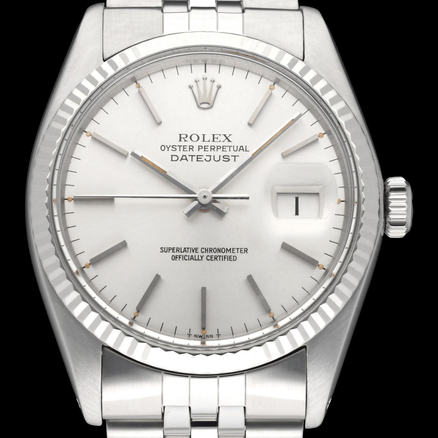 Rolex Datejust 36 16014 (1978) - Silver dial 36 mm Steel case (1/8)