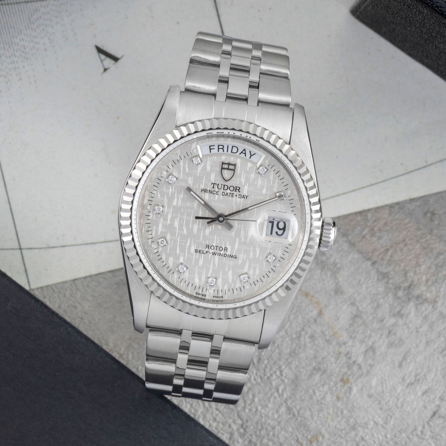 Tudor Prince Date 76214 (Unknown (random serial)) - 36 mm Steel case (1/8)