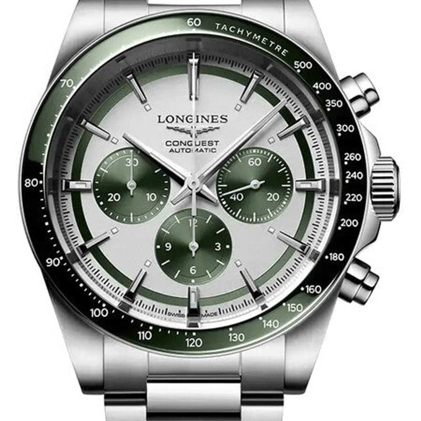 Longines Conquest L3.835.4.02.6 (2026) - Zilver wijzerplaat 42mm Staal (1/1)