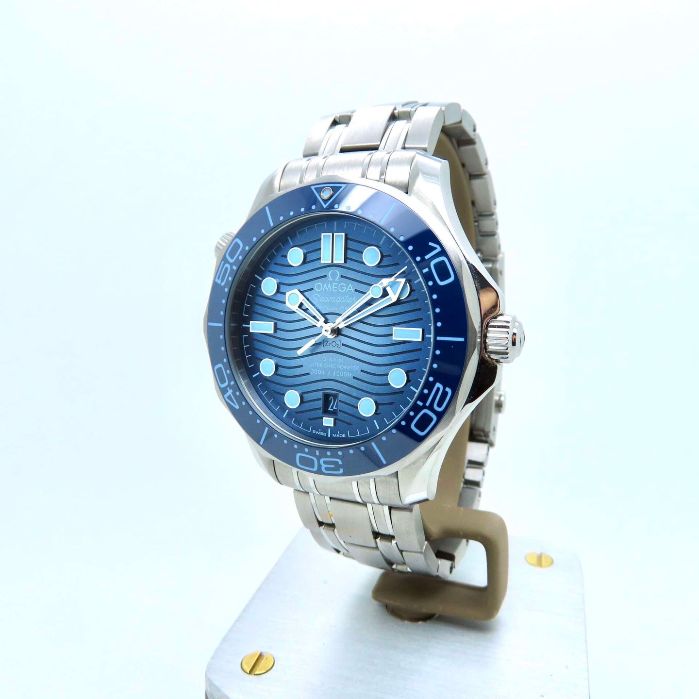 Omega Seamaster Diver 300 M 210.30.42.20.03.003 (2024) - Blue dial 42 mm Steel case (1/8)