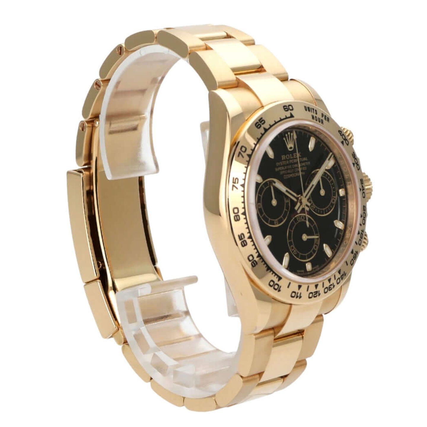 Rolex Daytona 116508 (2021) - Black dial 40 mm Yellow Gold case (4/8)