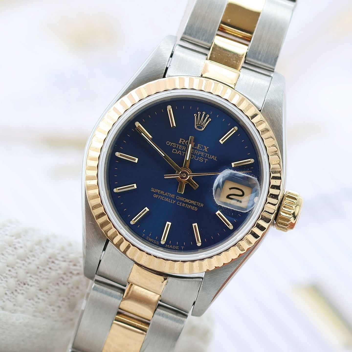 Rolex Lady-Datejust 69173 (Onbekend (willekeurig serienummer)) - 26mm Goud/Staal (1/8)