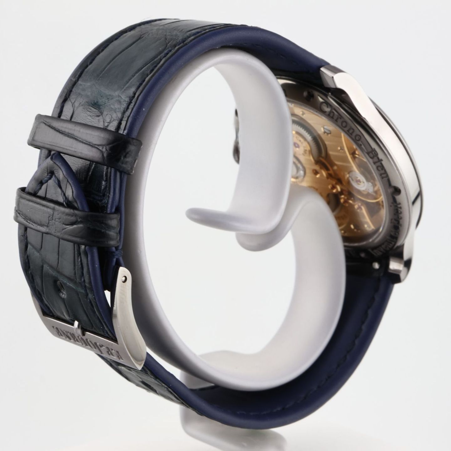 F.P. Journe Souveraine 1304 CS 39 TA BL (2013) - Blue dial 39 mm Tantalum case (14/16)