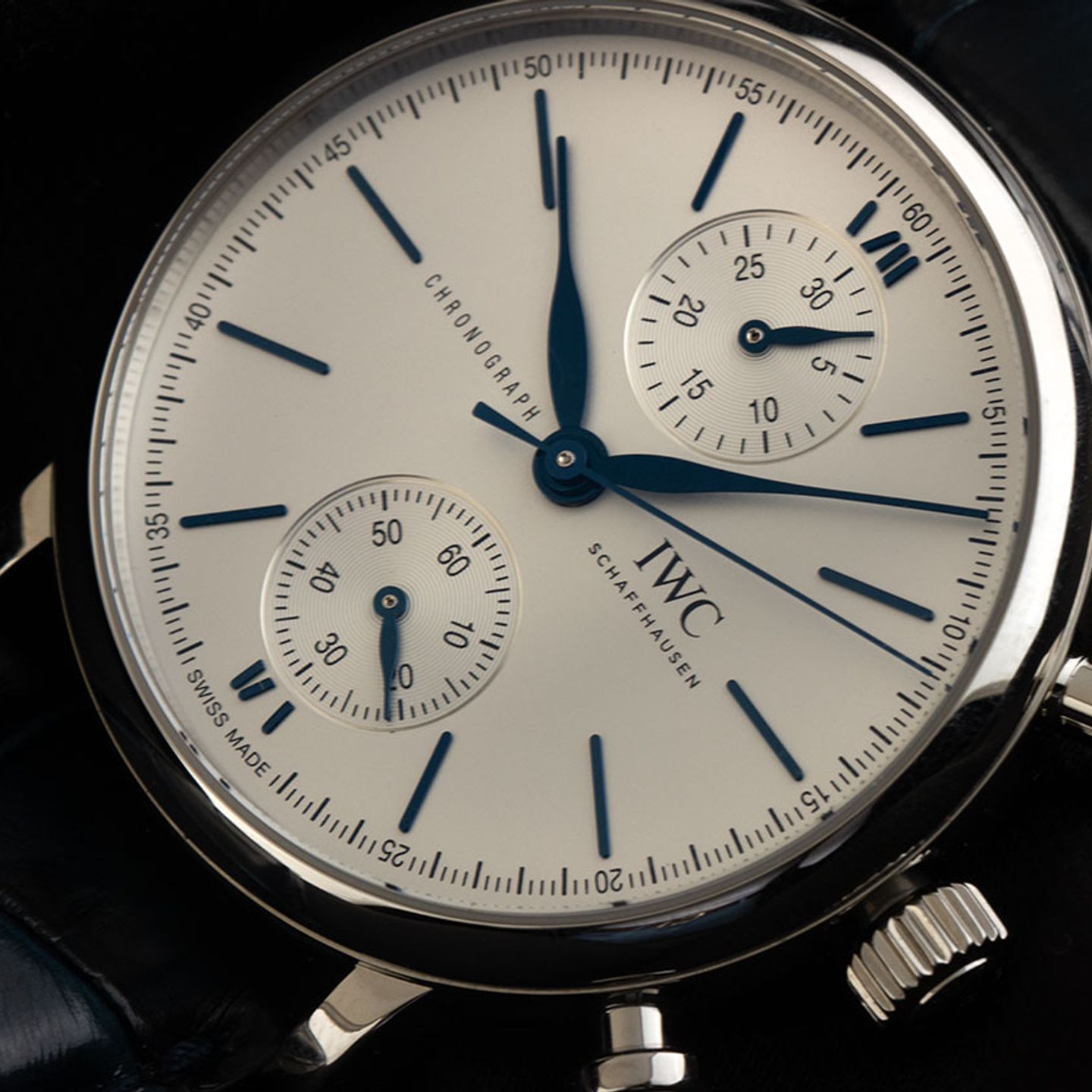 IWC Portofino Chronograph IW391407 (2026) - Silver dial 39 mm Steel case (3/8)