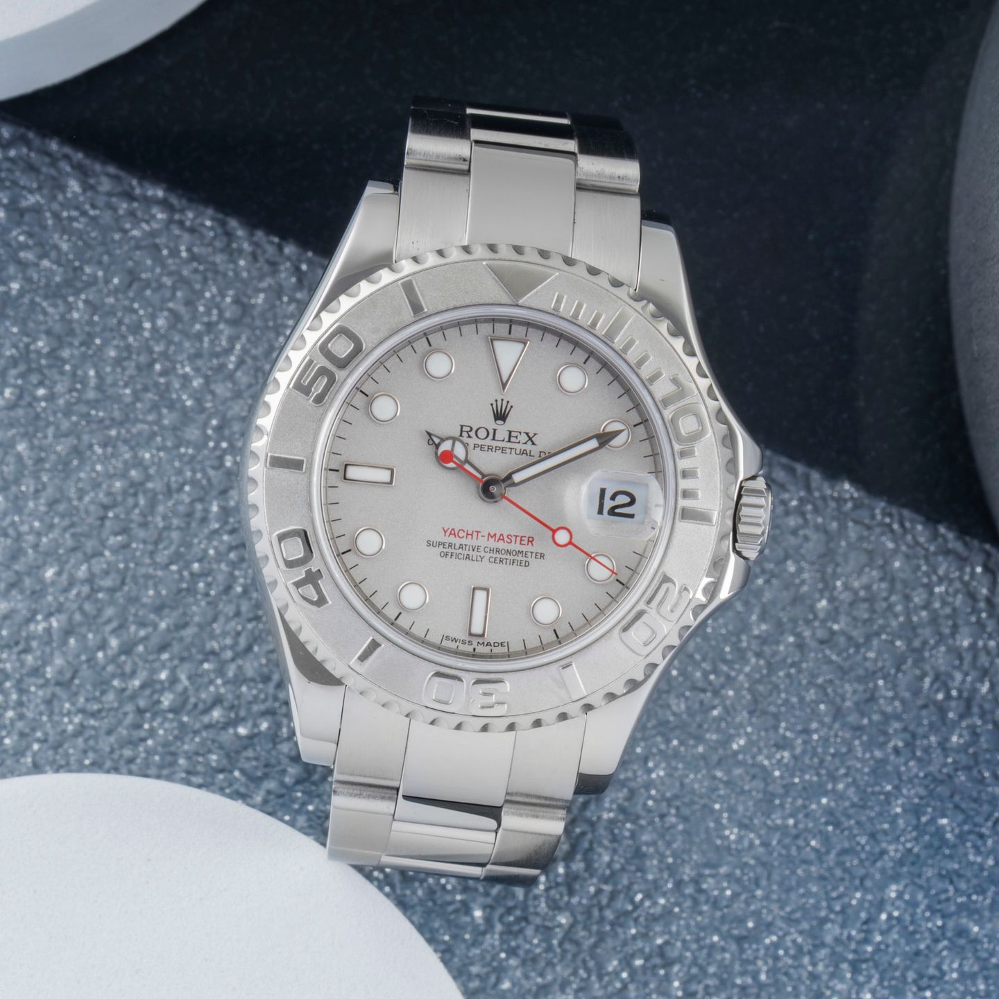 Rolex Yacht-Master 168622 (Unknown (random serial)) - 35 mm Steel case (1/8)